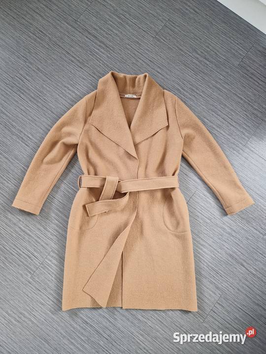 Wełniany płaszcz w rozmiarze 38 Wiosenna/Jesienna  zachodniopomorskie Nowogard sprzedam