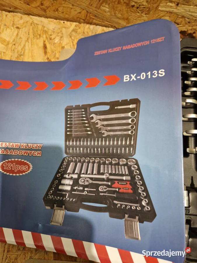 Zestaw kluczy nasadowych BOXER 121el WALIZKA Głogowa