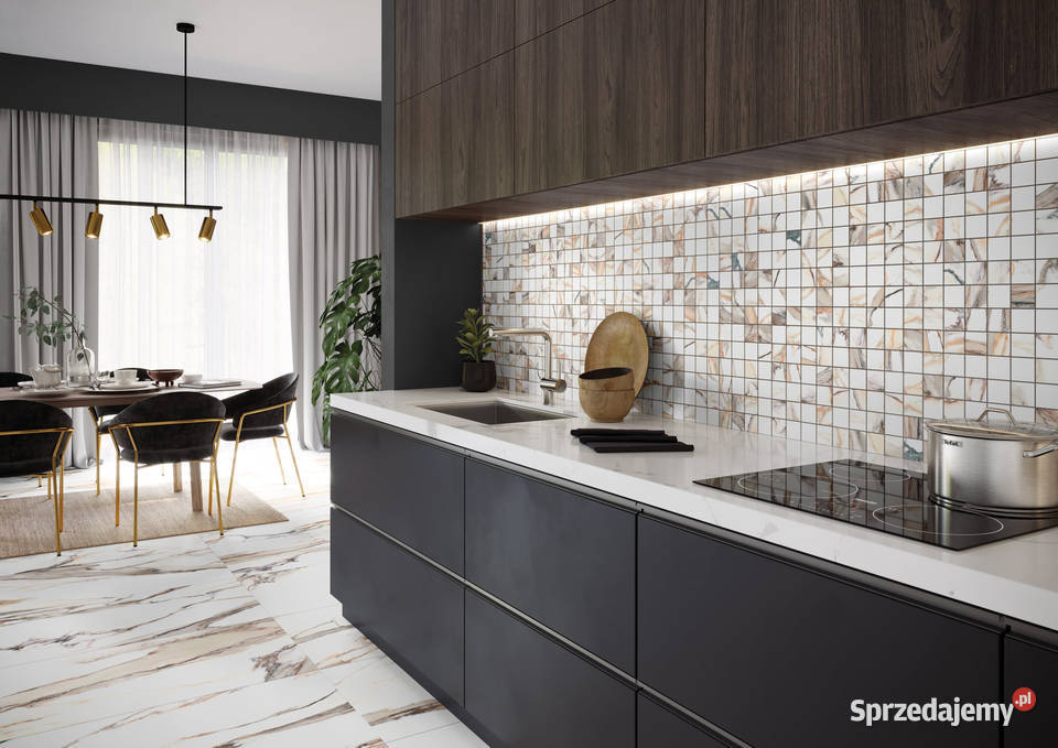Gres półmatowy 120x120 CALACATTA GOLD CARARA Łask