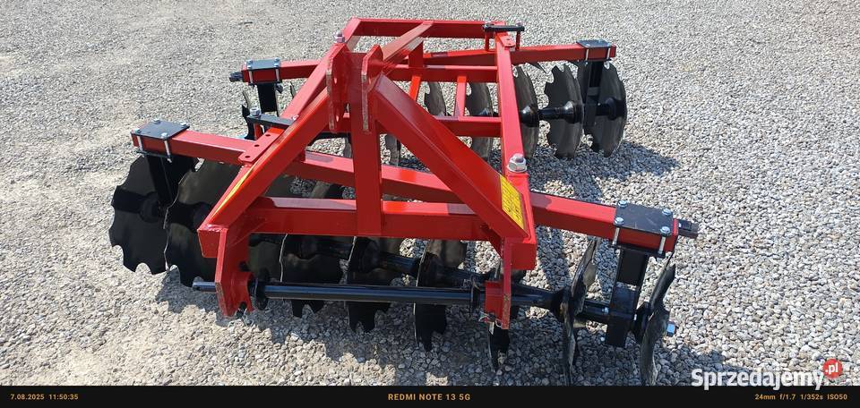 Brona talerzowa talerzówka STRUMYK układ V Nisko