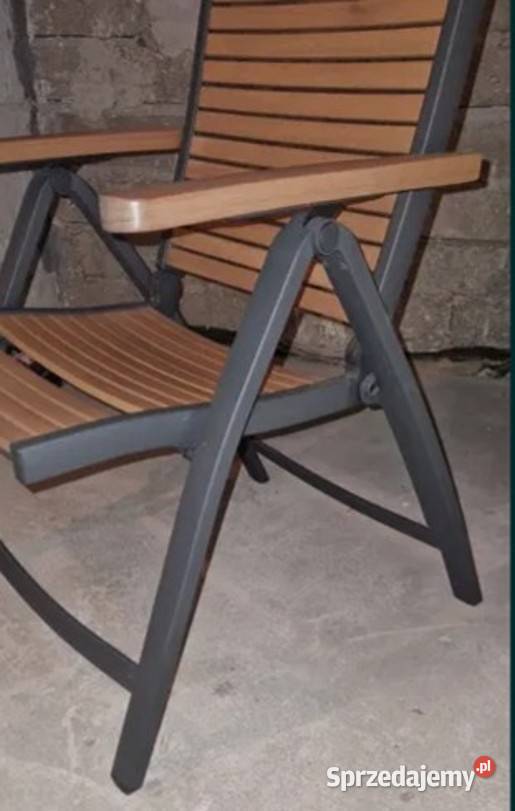 Fotel ogrodowy rozkładany