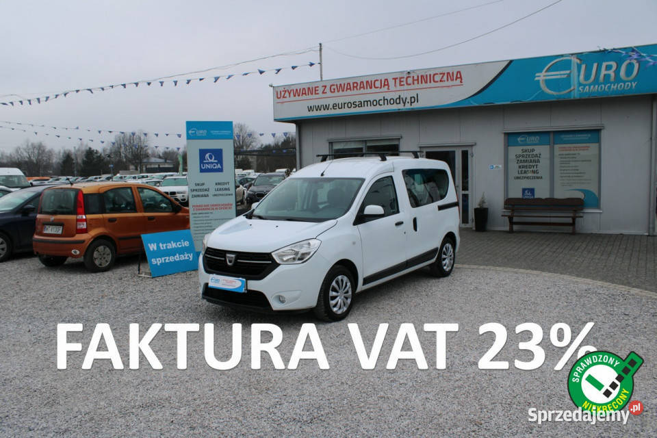 Dacia Dokker 16 LAUREATE 102HP Fvat Salon Polska Warszawa