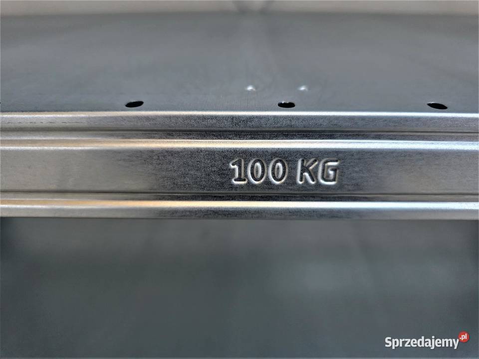 Regał Metalowy 62x220x40021p Magazynowy Ocynk dolnośląskie Dzierżoniów