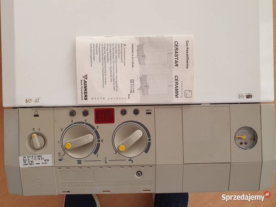 Piec Gazowy Junkers ZWR 185 KE 23 nowy Goleniów