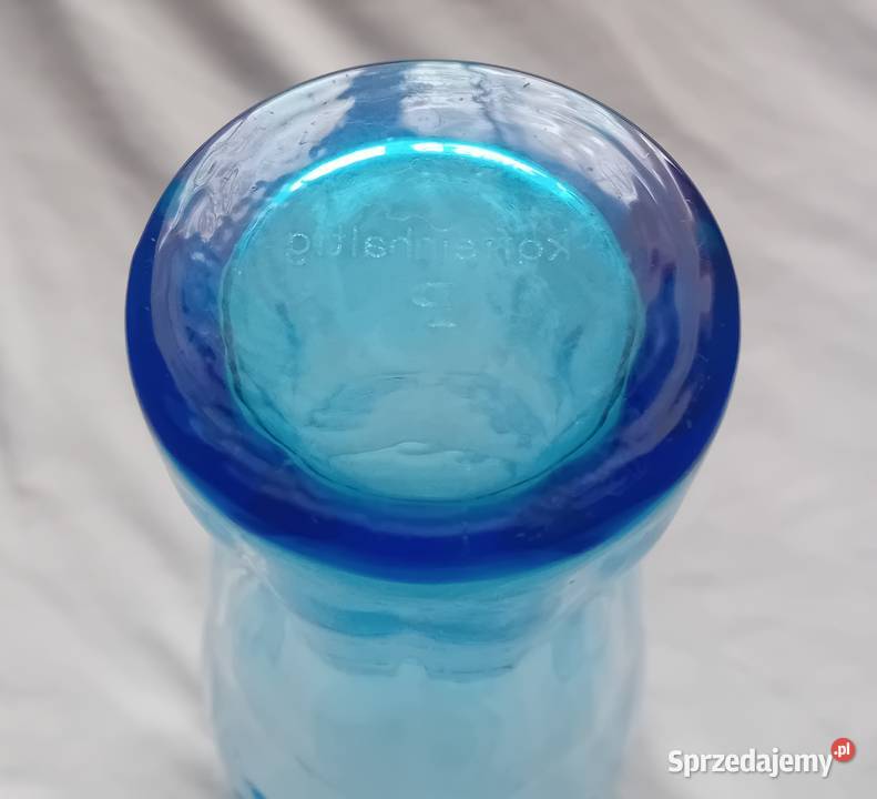 Kolekcjonerska niebieska szklanka Coca Cola Koźminek sprzedam