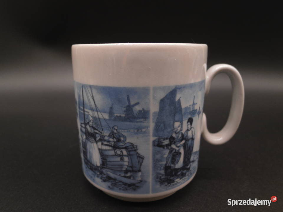 Kubek w stylu Otagiri z motywem holenderskim Raszków