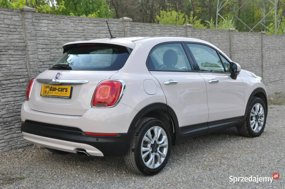 Fiat 500x 14T 140 Automat Navi Półskóra Czujniki gniazdo SD Dąbrowa Górnicza
