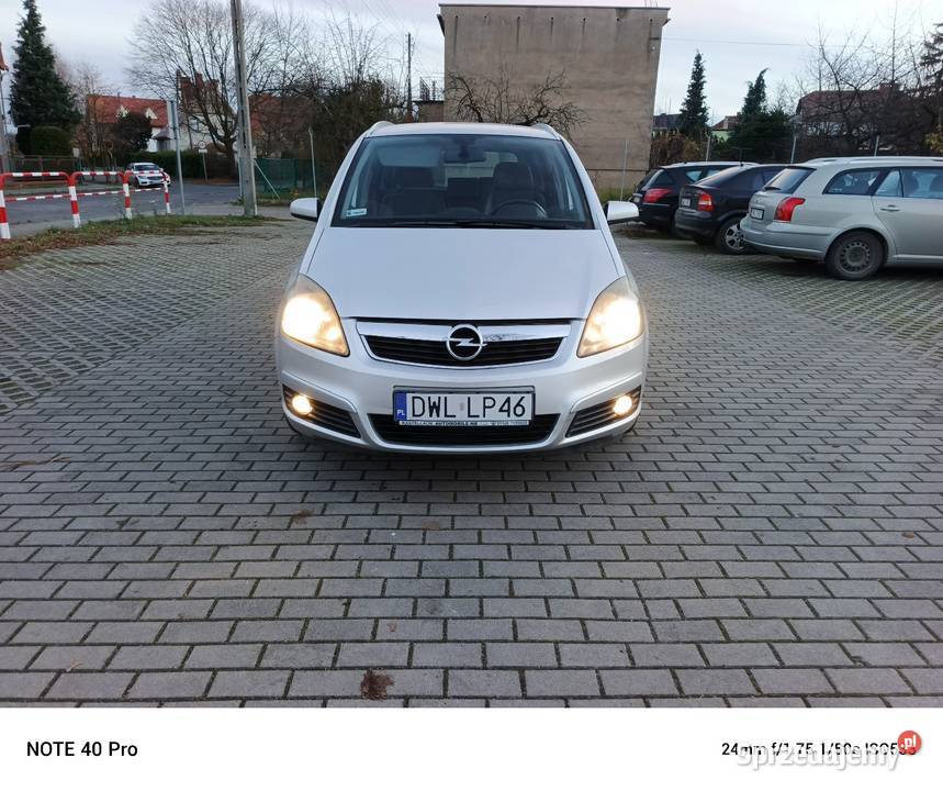 Opel Zafira 7 osobowa 18 Lpg dolnośląskie Wołów