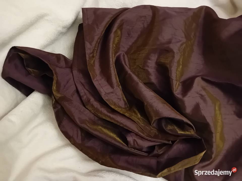 Zasłona ikea felicia kolor brąz z efektem złota Kraków sprzedam