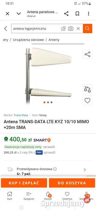 Router TPLink Archer MR600 LTE Cat6 Anteny Pozostałe Mińsk Mazowiecki