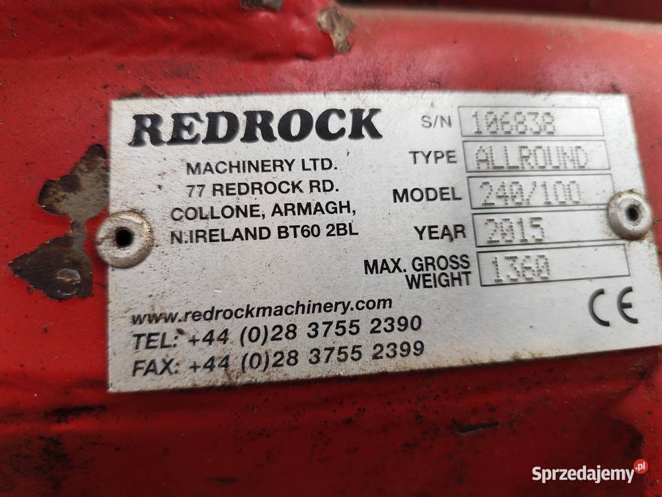 Wycinak redrock allround lubelskie Stanin sprzedam