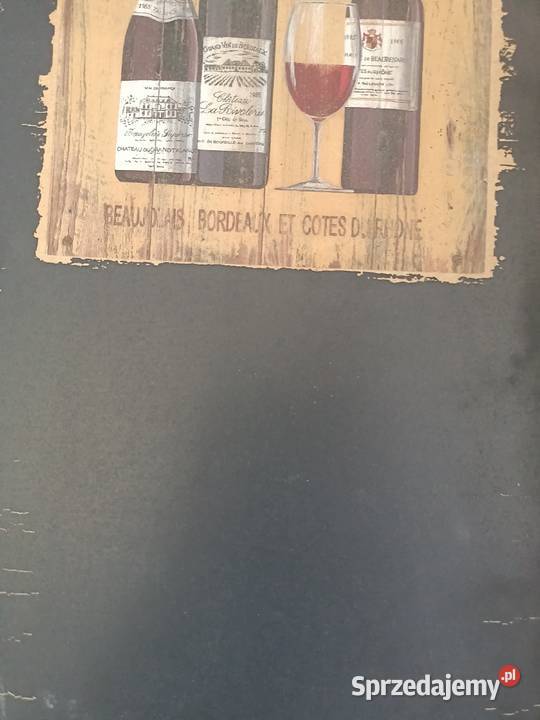 Dekoracja zawieszka tablica Vins de France