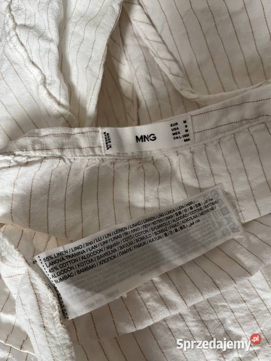 Sukienka lniana mango M