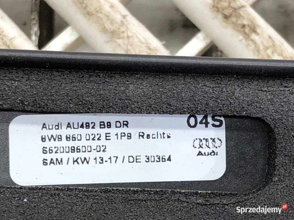 RELINGI DACHOWE KOMPLET AUDI A4 B9 Kombi podkarpackie