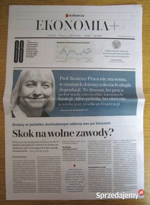 Ekonomia 11 Gazeta Wyborcza Rok wydania 2020 Parczew sprzedam
