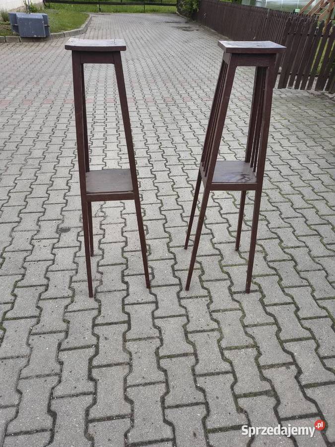 Drewniane stojaki na kwiaty Zambrów