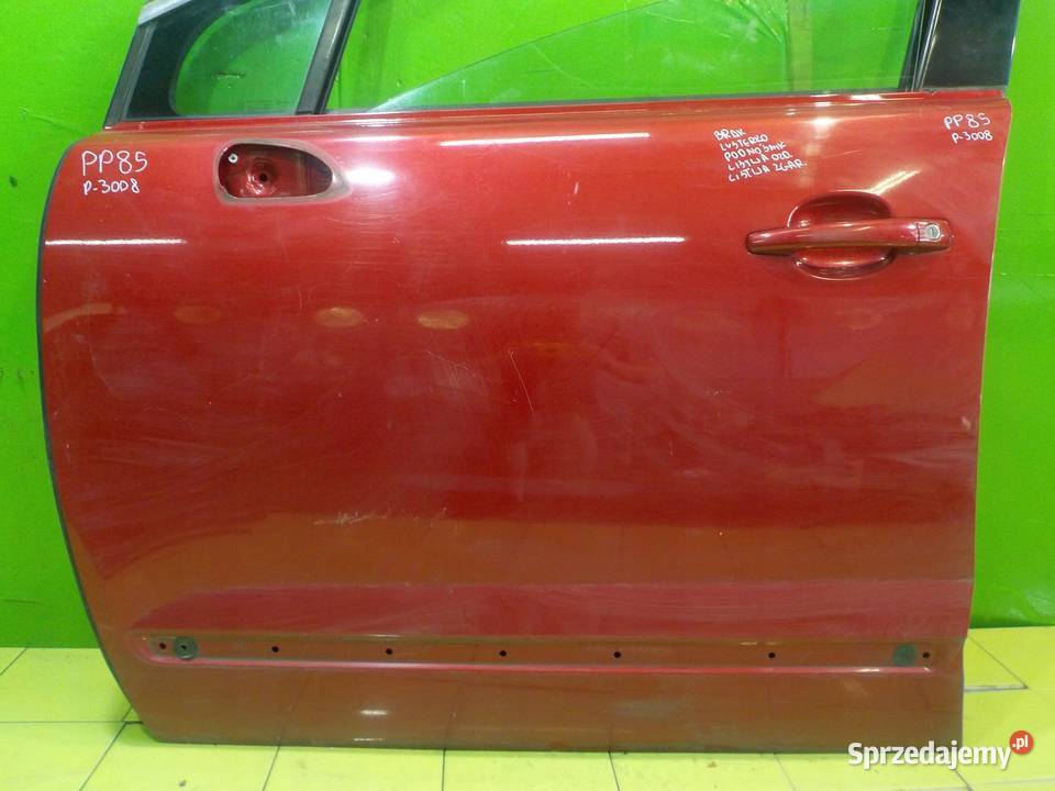 PEUGEOT 3008 I 20 HDI 10r LKR drzwi lewe przod Drzwi Suków