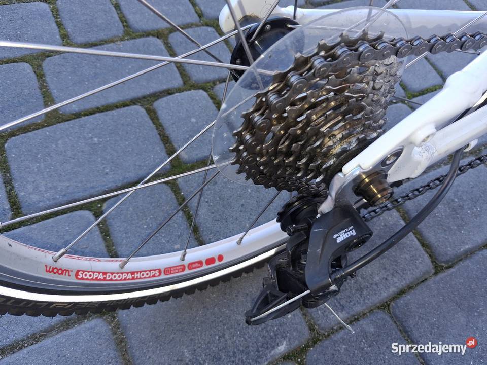 Rower Woom 4 zadbany nóżka oświetlenie Chojnów sprzedam