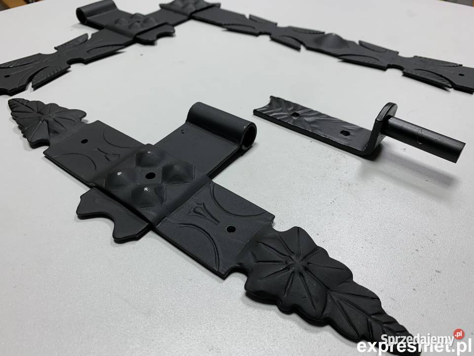 Zawias kątowy okiennicowy ozdobny kuty 50 małopolskie Kraków