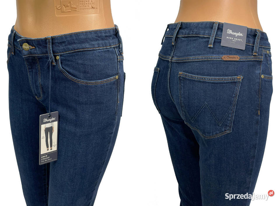 Spodnie damskie Wrangler Drew Straight W28 L34 Pisz sprzedam