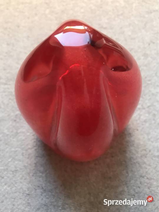 Szklana papryka Scancrystal Estonia vintage