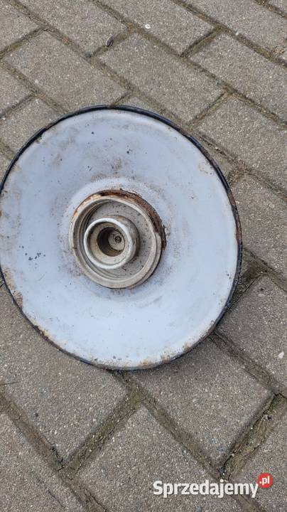 Stara przedwojenna lampa Antyk emaliowana góra Antyki Gryfów Śląski