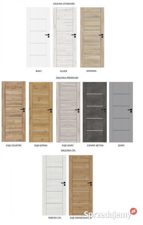 Solidne drzwi wewnętrzne WINDOOR PEGASUS seria 80cm Poznań