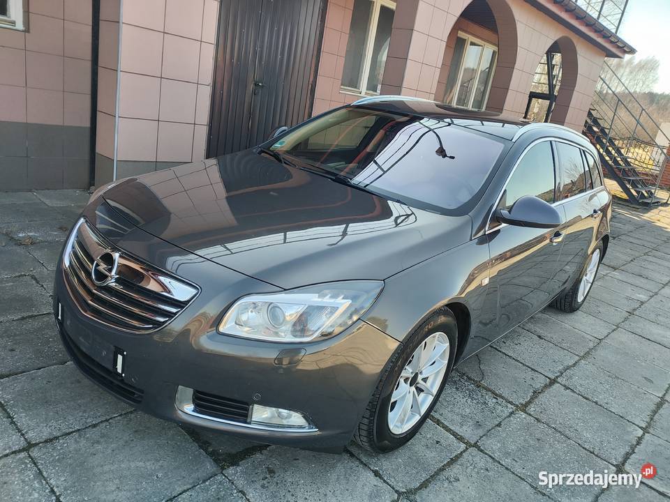 Opel Insygnia krem i brąz 20 klimatyzacja