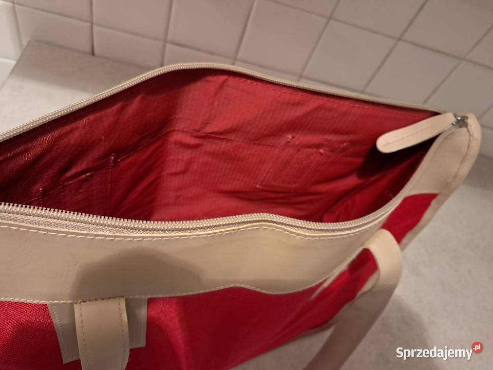Torebka damska duża czerwona do sprzedania małopolskie Kraków