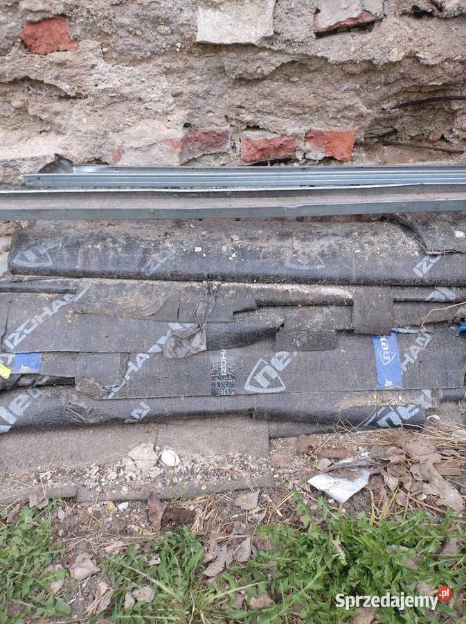 Papa podkładowa pozostałość budowie Zgierz