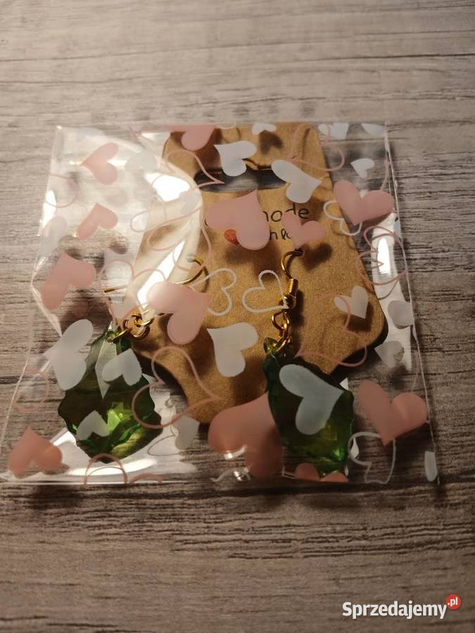 Zielone kolczyki Gliwice