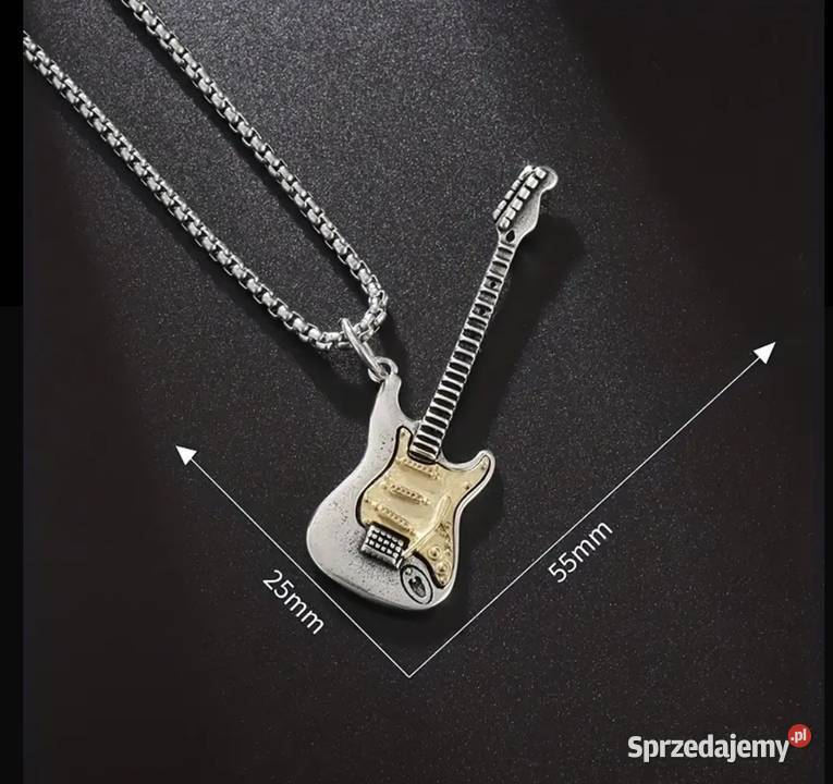 Fender przywieszki naszyjnik gitara stal Starachowice sprzedam