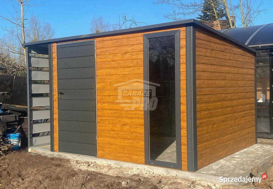 Schowek domek ogrodowy 35x3m wiata 07m drzwi wielkopolskie Turek sprzedam