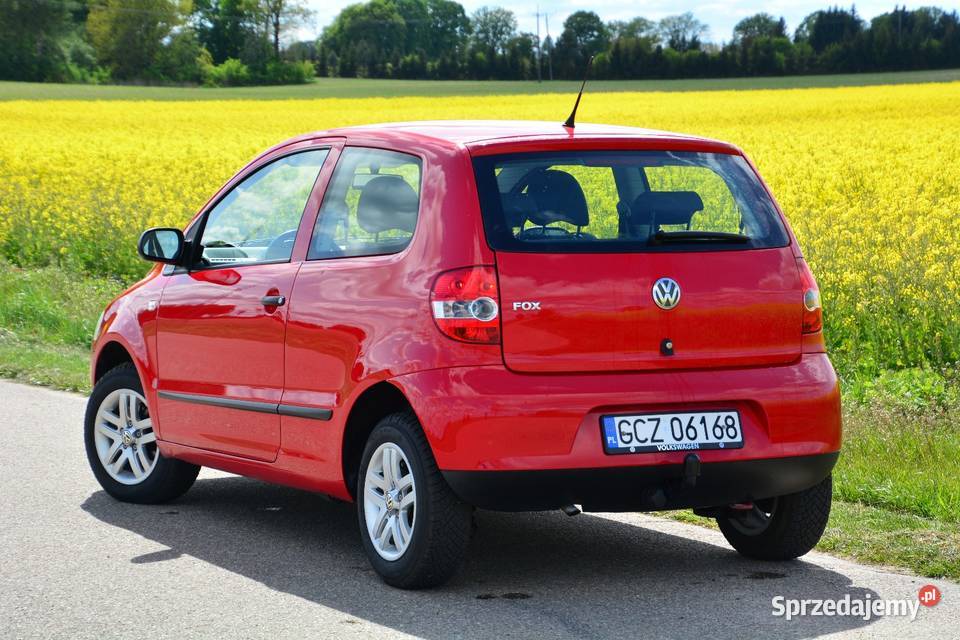 Piękny zadbany Volkswagen Fox 12B 55 2007 r szyberdach Nadziejewo