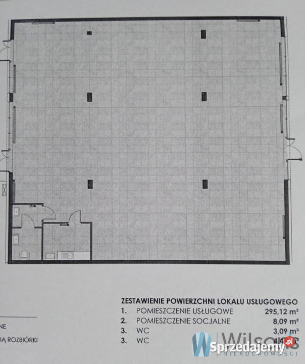wynajmu lokalu Radom 150m2 handlowo-usługowy