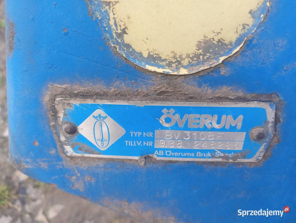 Pług Overum 3 skiby Dudki