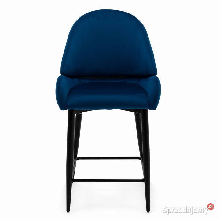 Hoker Tapicerowany Bergamo Granatowy Wysyłka 24H Tarchały Małe