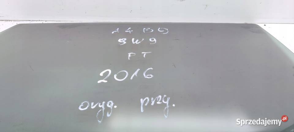 SZYBA DRZWI PRAWY TYŁ AUDI A4 B9 8W9 ORYGINALNIE Przystajń
