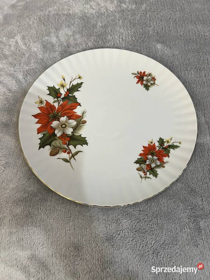 Talerz ozdobny z kwiatami Wunsider Bavaria podkarpackie Jasło