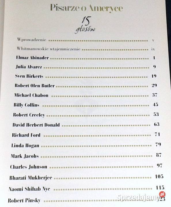 Pisarze o Ameryce 15 głosów ze słowem wstępnym