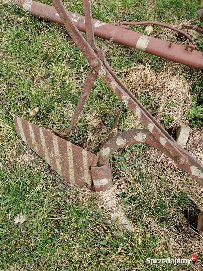 Zabytkowe Radło Konne Całkowicie Metalowe Klasyk Głogowa