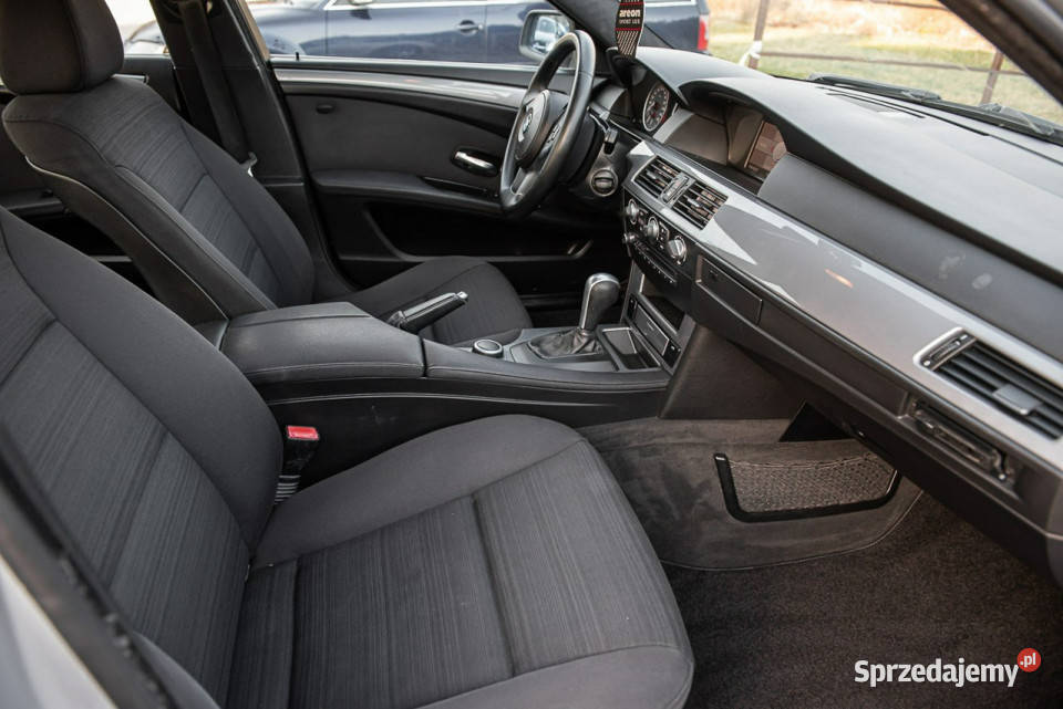 BMW 520 LCI 520d 150 Automat M47 Opłacona E60 elektrycznie ustawiane fotele sprzedam