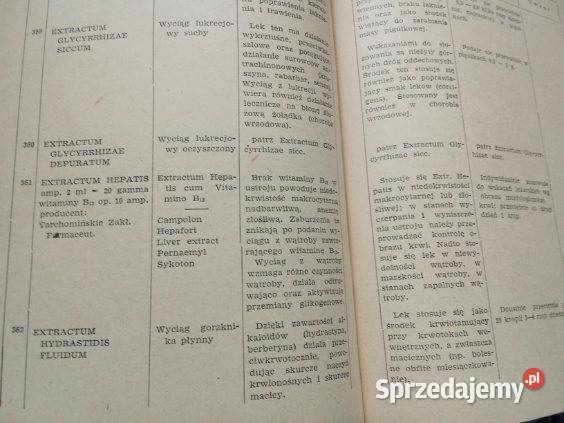 Informator terapeutyczny do urzędowego spisu medycyna, nauki medyczne