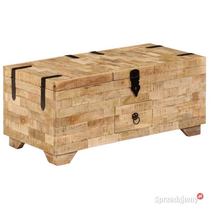 vidaXL Stolik kawowy lite drewno mango 80x40x35 Warszawa