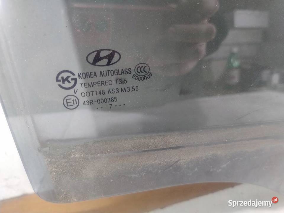 SZYBA DRZWI PRAWY TYŁ HYUNDAI SANTA FE II 07R sprzedam