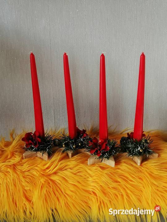 Adwentnik stroik świąteczny Dekoracja stołu