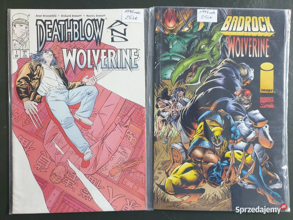 Wolverine zestaw 13 oryginalnych komiksów Marvel Superbohaterowie Gdynia