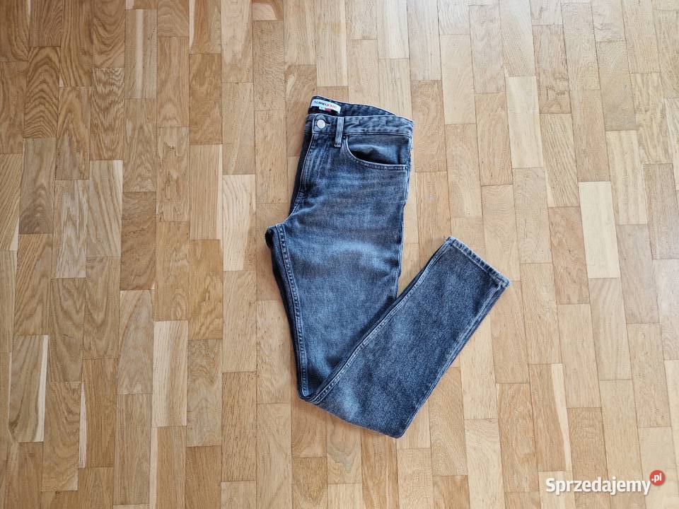 Nowe dżinsy męskie czarne Tommy Hilfiger Jeans Tommy Hilfiger Bibice