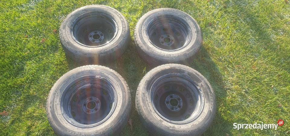 4x 14 5x100 ET 35 5Jx14H2 felgi stalowe opony Pobiedziska