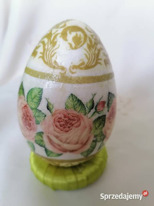 jajko pisanka róże 12 hand made okazja Sierpc